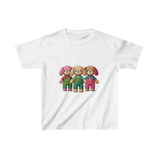 Triplet Pups Parade: IlanaKnit Crochet Cuteness Tee